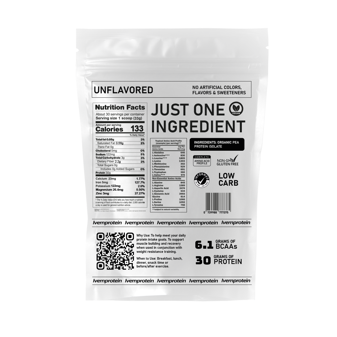 (Sin sabor) Herbivore Series™ Just Pea - 100% Pure Pea Protein Isolate