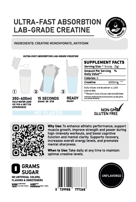 Creatina Monohidratada - Strength Series™ (300g)