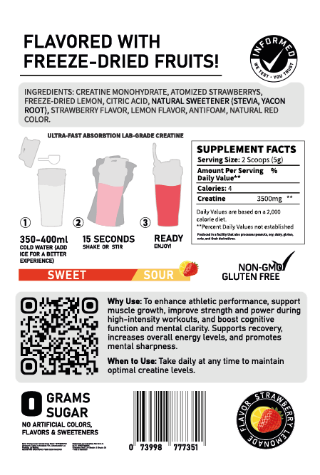 Creatina Monohidratada - Strength Series™ (300g)